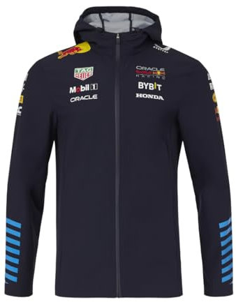 Red Bull Racing Water Resistant Jacket Unisex 2024 (DE/NL/SE/PL, Alphanumerisch, XL, Regular, Regular, Night Sky)