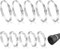 10 Pcs Collier Soufflet Cardan, Soufflet de Cardan en Acier Inoxydable, Soufflet Cardan Universel, 5 Grandes (50-120mm) et 5 Petites (20-50mm) pour Voitures et Véhicules Utilitaires