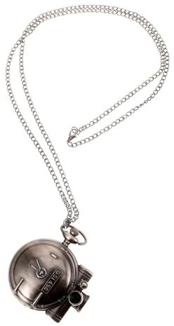 VALICLUD Herren Damen Vintage Taschenuhr Dekorative Uhr Metallgehäuse Taschenkette Modegeschenk