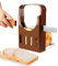 Adjustable Bread Cutter Slicer with 4 Thickness, Foldable Tool for Maker