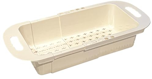 Nbbwwu Colador retráctil para Fregadero de Cocina,Colador retráctil para Fregadero - Cesta de Lavado para Fregadero con colador sobre el Fregadero | Cesta para Frutas y Verduras, colador sobre el
