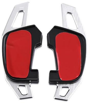 MSDDWL Paletta Cambio Volante per VW per Golf per GTI R per GTD per GTE per MK7 7 per Polo per GTI per Scirocco 2014-2019 Estensione Paletta Volante Auto Palette per Volante(Silver)