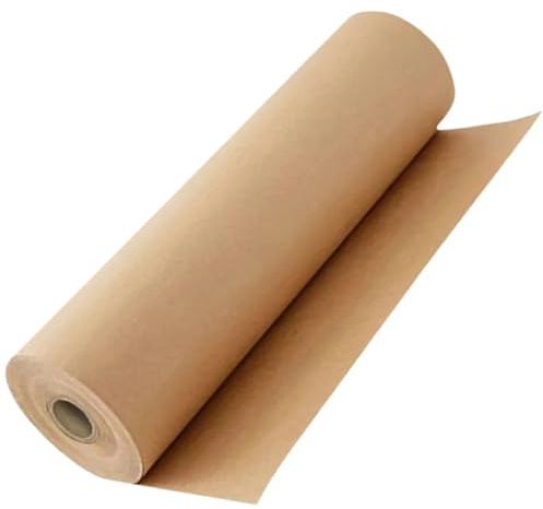 Kraftpapier Rolle 50cm x 3/10m braun Kraftpapier Schutz Kraft Geschenkpapier Verpackung Malerei Handwerk(50cmx10meter Brown)