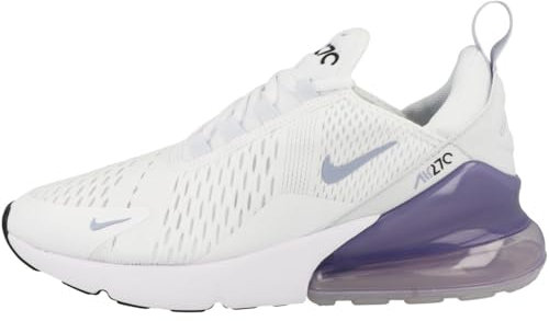 Nike Zapatillas W Air Max 270 para mujer, White Blue Whisper Football Grey White, 44.5 EU