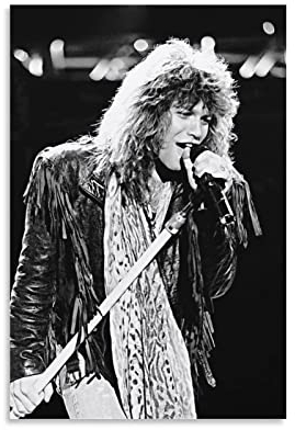 JINLIMAO Druck Auf Leinwand 50 * 70CM Senza Cornice Bon Jovi Mixed Vintage Canvas Print Poster Home Camera da letto Soggiorno Decorazione
