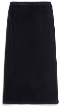 ARMEDANGELS Damen Jerseyrock Slim Fit aus Samt EMOLGAA Slim Fit Black Xs