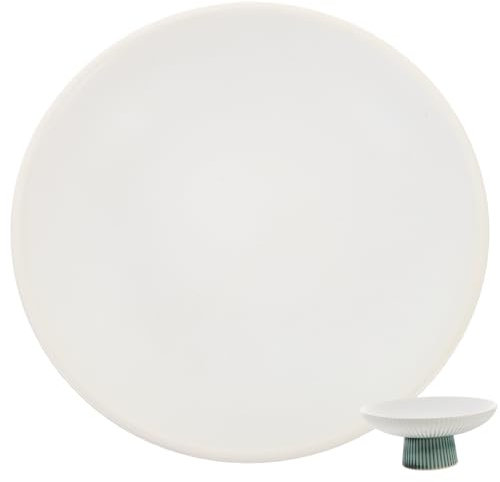 Cabilock Frutero De Porcelana Base Cuenco De Cerámica Para Frutas Diseño Vintage Pequeño Decoración De Hogar Bandeja Para Aperitivos Uso Diario