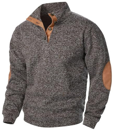 JUZILO s Placed by me ly Black of Friday s 2024 Trampolines Strickpullover Herren Jacke Herren Winter e Exklusives Stand auf Meinem e of Day-e für Babys