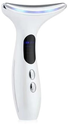 Rain smaller Gesichtsmassagegerät Gegen Falten,Gegen Falten Doppelkinn Entferner mit,EMS Gesichtsmassage Shape Face Gerät,gerät für Hautstraffung&Lifting,Verbesserung,Straffung, 4 Modi,45℃ ±2℃