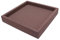 CIYODO Bac À Fleurs Carré en Plastique Plateau De Jardin Multifonctionnel Assiette Épaisse - Étanche 20 X 20 Cm