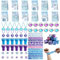 CESHMD Frozen Party Mitgebsel Kindergeburtstag mit Prinzessin Halskette Schneeflocke Ring, Armbänder, Prinzessin Gefälligkeiten Zubehör Geschenk Tasche, Frozen Prinzessin Give Aways Eiskönigin