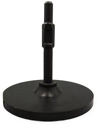 WERHE Steel Soil Compactor Ø250mm HEX30 - Round Base Plate for Compaction for preparing Surfaces - Concrete Tamper for Gardening - Tools for Demolition Hammer