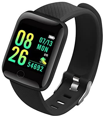 Fitness Tracker Activity 24/7 Heart Rate IP68 Waterproof 1.44'' Touch Color Screen SPO2 Blood Pressure Sleep Monitor Step Calorie Gift for Back to School Health Teacher Smart Watch for Android iOS