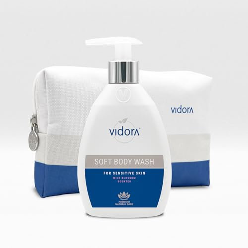 Soft Body Wash Gel douche à l'aloe vera bio et à l'huile de noyau d'abricot pH 5,5 pour peaux sensibles