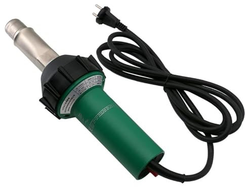 XFYESL Soldadores Soldador de plástico de 1600 W con Pistola de Aire Caliente para soldar tuberías de PP/PE/PVC, láminas de plástico, Suelos de Vinilo y geomembranas.