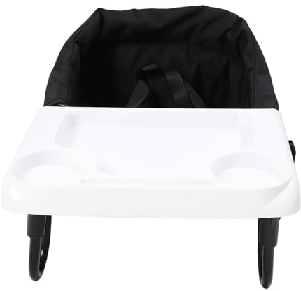 Fockety Hochstuhl Zum Einhängen, Hochstuhl Zum Anklipsen Mit EssTablett, Tragbarer Baby-Hoochstuhl, der Tisch Befestigt Werden Kann, Schneller Tischstuhl für und auf Reisen (BLACK)