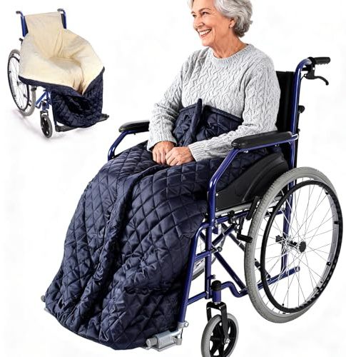 Rollstuhl Fußsack, Fusssack Für Erwachsene Rollstuhl, Schlupfsack Für Rollstuhlfahrer Erwachsene Winter, Rollstuh Decke Beindecke, Winddichte Wärme, Fur Outdoor, Rollstuhldecke Winter(130 Cm Länge)