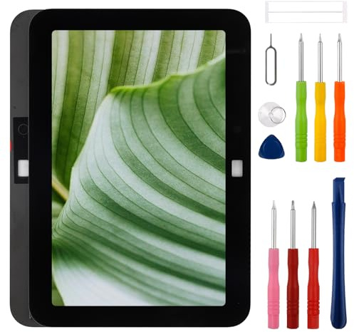 SWARK 22,6 cm (8,8 Zoll) LCD-Display, kompatibel mit Echo Show 8 (3. Generation) 2023 R85SD6 Touchscreen-Digitizer, Ersatz mit verbessertem Reparaturwerkzeug-Set, Schwarz