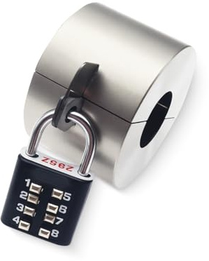 Outside Tap Lock with Coded Padlock, 304 Stainless Steel Outdoor Garden Tap Lock Cover Kit Anti-Unlock Water Theft for Garden Home Water Supply Protection