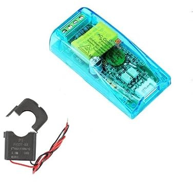 Garvee Leistungsstarker AC Energiezähler 100A für PZEM-004T 3.0 – Exakte Spannungs-, Strom-, Frequenz- & Leistungsfaktormessung – Modbus-RTU TTL Schnittstelle – Für Industrie & Labor – 100A host +