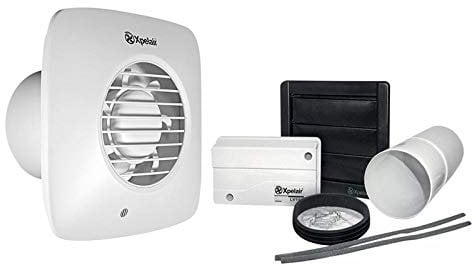 Xpelair XPL93032AW 93032AW LV100TS Extractor Fan Kit Run-On Timer 100mm, White