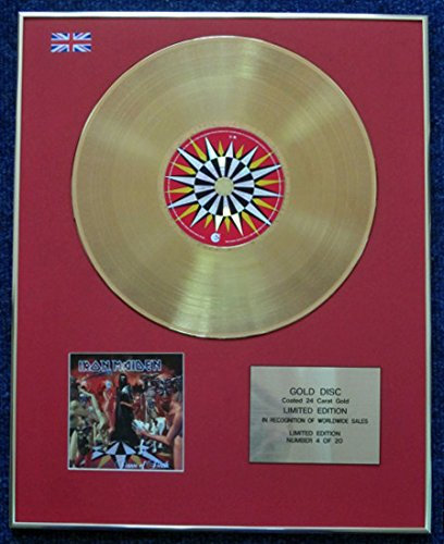 Century Presentations Iron Maiden - Limited Edition CD 24 Carat Gold Coated LP Disc - Dance of Death