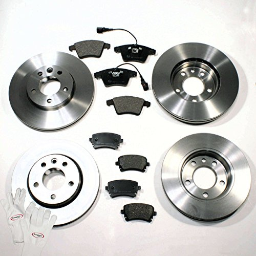 Autoparts-Online Set 60006672 Bremsscheiben 1ZB + 1KT / Bremsen + Bremsbeläge vorne + hinten