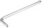 sourcing map Torx inviolables longue touche étoile peu L-forme clé T30 nickelé