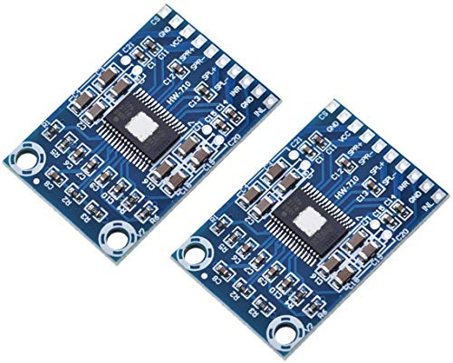 TECNOIOT 2pcs XH-M562 TPA3116D2 Digital Audio Amplifier DC 12V-24V 2x50W Dual Channel