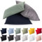 Blumtal Kissenbezug 50x50 cm (2er Set Kissenbezüge) - Gelb - 100% Baumwoll-Jersey, Oeko-Tex Zertifiziert, Kissenbezüge 50x50 - Jersey Kissenhülle für Deko-Kissen 50x50 mit Reißverschluss