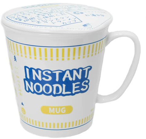 AsianGlo Suppenschüssel aus Keramik mit Deckel, 700 ml, Blau