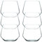 Set 6 vasos de agua 38 cl de cristal colección Barware