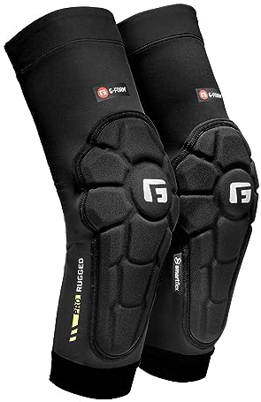 G-Form Pro-Rugged 2 MTB Ellbogenschützer - Dirt Bike Bekleidung - Ellbogenschützer - Schwarz, Erwachsene XL