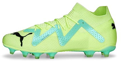 PUMA Unisex Future Pro Fg/Ag Fussballschuh, Fast Yellow Black Electric Peppermint, 44.5 EU