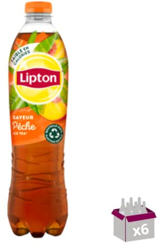 Lipton Ice Tea Pêche - 6 x 1.5 L
