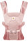 Ergobaby Aerloom Babytrage für Neugeborene bis zum Kleinkind, 3-Positionen Ergonomische Babybauchtrage Rückentrage Baby-Tragetasche aus Formaknit Material, Desert Rose