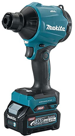 Makita AS001GD202 40V Max Li-ion XGT Brushless Dust Blower Complete with 2 x 2.5 Ah Batteries and Charger