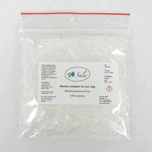 Sala Menthol kristallin Mentholkristalle Ph. Eur. (50g Beutel)