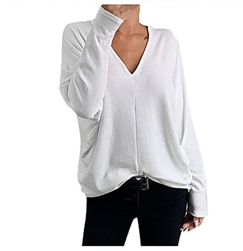 Pulli für Frauen Langarmurlaub Basic-Top-Hemd Farming Simulator 19