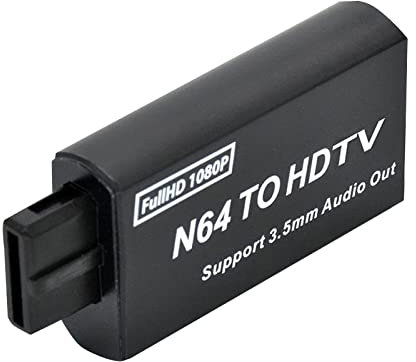 ZZjingli Adaptateur for Nintendo N64/SNES/NGC/SFC convertisseur N64 vers HDMI