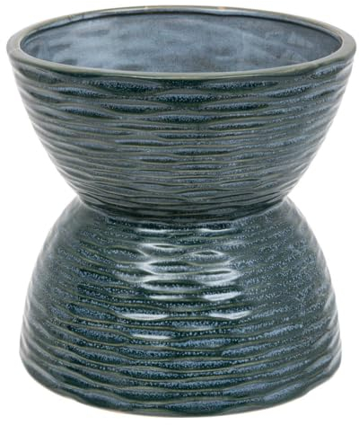 Atmosphera - Cache pot be vintage d19cm bleu canard