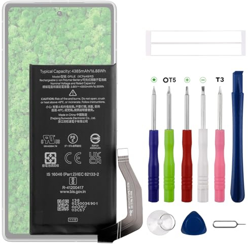 Swark 4385mAh Neu GP5JE Ersatz Akku Kompatibel mit Google Pixel 7a GWKK3 GHL1X G0DZQ G82U8 mit professionellem Reparaturwerkzeug