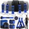 WALITO Widerstandsbänder Set - Übungsbänder mit Griffen, Türanker, Beine, Knöchelriemen, für schweres Widerstandstraining, Physiotherapie, Muskeltraining, Yoga, Heimtraining