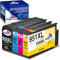 KINGWAY 950XL 951XL Druckerpatronen für HP 951XL 950XL Multipack Tintenpatronen Kompatible für HP Officejet Pro 8600 Patronen 8610 8100 8620 8615 8625 8630 8640 8660 276dw 251dw