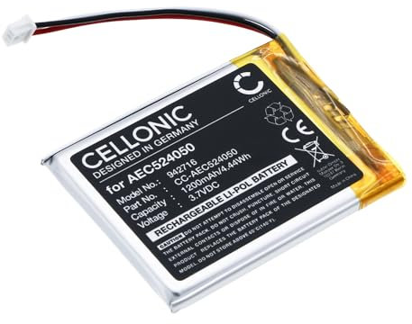 CELLONIC, Akku für Headset kompatibel mit Corsair HS75 XB, Void Pro RGB, HS70 SE (1200mAh, 3.7V) Ersatzakku AEC524050