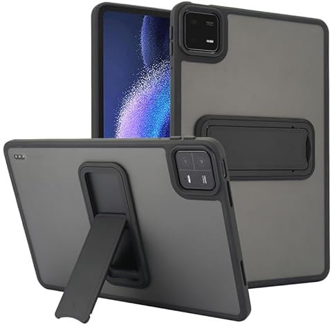 for Xiaomi Mi Pad 6/6 Pro 11-Inch 2023 Case with Kickstand, Slim Fit Lightweight, Soft Touch, Hard PC Shockproof Protective Tablet Case, Black