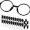 Thinp 48 Paar Brillen Nasenpads Schaumstoff,Rutschfeste Nasenpads für Brillen,Adhesive Nasenpads Brillen Pads,Nasenpads Brille Selbstklebend,Nasenpolster Brille,Weiche Nasengriffe,Brille Zubehör
