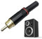 Générique Prise audio, connecteur audio vidéo - Prise de fil vidéo | Prise mâle, connecteur à borne à vis, adaptateur de connecteur vidéo pour haut-parleur, équipement audio et équipement vidéo