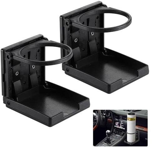 WLFgxr Portavasos Plegable, para Seat Ibiza 1984-2022, portavasos ventilación Coche portavasos a Prueba Fugas Accesorios universales portavasos