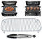 1Stück Grill für Ninja Woodfire,Edelstahl Grillrost Kompatibel Mit Ninja Outdoor Grill & Smoker,Elektrischer Outdoor Grill Zubehör,Leicht Zu Reinigen Röst-Ständer Accessories,für BBQ Camping Picknick
